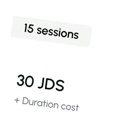 15 sessions
